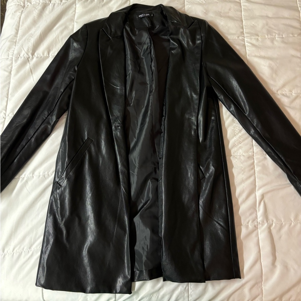 Nasty gal faux leather jacket